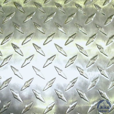 Рифлёный алюминиевый лист "Чечевица" 1,5х1500х3000 мм АМГ2НР купить в Кургане