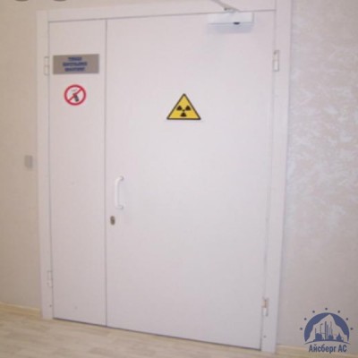 Рентгенозащитная алюминиевая дверь 1070х2080-1 мм купить в Кургане